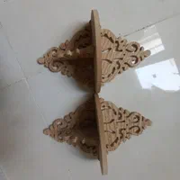 شلف دیواری نسکافه ای و قهوه ای چوبی