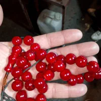 تسبیح کهربا پرچمی خوشرنگ۳۳عددی