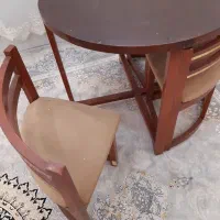 میز ناهارخوری کمجا|میز و صندلی غذاخوری|قم, باجک سه|دیوار
