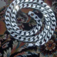 زنجیر نقره ایتالیایی