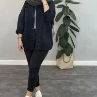 مانتو جین ذغالی