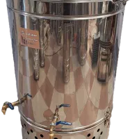 سماور بزرگ هیئتی صنعتی مسجدی کوره دار|سماور، چایساز، قهوهساز|مشهد, عامل|دیوار