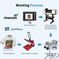 دستگاه چاپ دی تی اف DTF عرض ۶۰