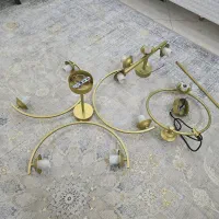 ۳عدد لوسترمولکولی نونو فقط ۵م|لوستر و چراغ آویز|تهران, اتحاد|دیوار