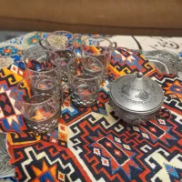 سینی استکان قندان