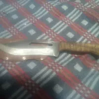 چاقو شکاری تیغه فولادی کار دست