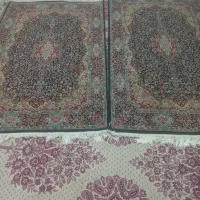 یک جفت فرش مهشبنی زمینه سرمهای|فرش|تهران, بریانک|دیوار