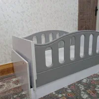 تخت گهواره ای کودک سیسمونی|تخت و صندلی بچه|مشهد, تلگرد|دیوار