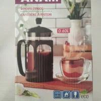 لیوان دمنوش ساز یا فرنچ پرس آنام|قوری، کتری، قهوه‌ساز دستی|آبیک, |دیوار