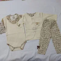 زیردکمه و شلوار نوزادی پنبه به قیمت عمده