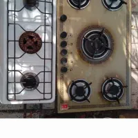 گاز صفحه شیشه ای ۵ شعله  و  گاز ۳ شعله