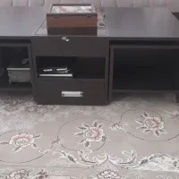 میزجلو مبلی و بخاری در حد نو