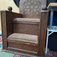 منبر مسجد با چوب|صنایع دستی و سایر لوازم تزئینی|مهریز, |دیوار