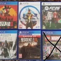 evil 7- red dead2 ps4 با نقشه