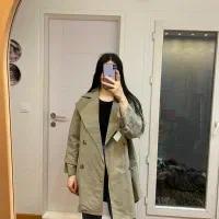 کاپشن کت پالتو بافت مانتو بارونی