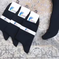 جوراب نیم ساق زنانه ساده مشکی