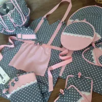 دوخت سرویس کامل آشپزخانه عروس|سفره، حوله، دستمال آشپزخانه|گلپایگان, |دیوار