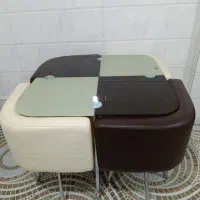 میز غذاخوری چرم|میز و صندلی غذاخوری|مرند, |دیوار