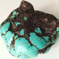 سنگ فیروزه راف ۵۰۰ گرمی|جواهرات|رامسر, |دیوار