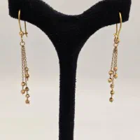 گوشواره طلا زرگری عظیم پور.
