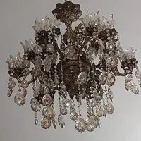 لوستر کاملا برنز با کریستال های وارداتی درجه ۱