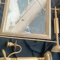 آینه شمعدان خیلی قدیمی