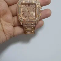 ساعت‌مچی‌مربعی‌رنگ‌رز‌گلدنگینی|ساعت|قدس, شهر‌قدس|دیوار