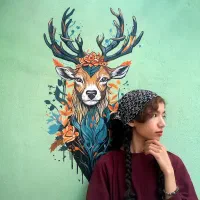 نقاشی دیواری با طراحی خاص و کیفیت بالا|خدمات پیشه و مهارت|بجنورد, |دیوار