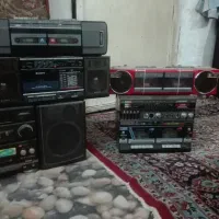 رادیو ضبط انتیک فابریک سالم ژاپنی|سیستم صوتی خانگی|شیراز, دشت چنار|دیوار
