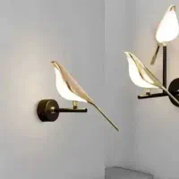 لوستر قاصدک ودیواری های نوری