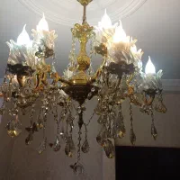 لوستر ۶شاخه برنجی