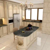 طراحی کابینت کمد دیواری وتی وی
