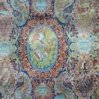 قالیچه دستبافت زرع ونیم یک در یک نیم