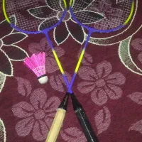 دسته بدمینتون با توپ