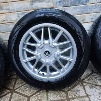 رینگ خرچنگی ۱۵ و لاستیک نکسن کره ای|قطعات یدکی و لوازم جانبی|کوهدشت, |دیوار