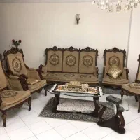 مبل -چوب راش- منبد کاری شده-کاردست. تخفیف دارد