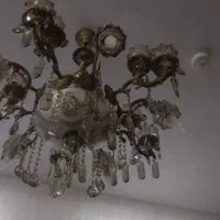 لوستر تمام برنز سفارشی ترکیبی|لوستر و چراغ آویز|تبریز, |دیوار