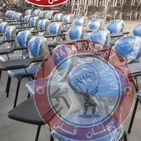 صندلی دانشجویی صدفی/محصلی دسته دار/دانش آموزی(آبی)|صندلی و نیمکت|بهارستان, |دیوار