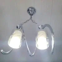 لوستر دوشاخه کاملا تمیر و سالم فقط ۱ تومن