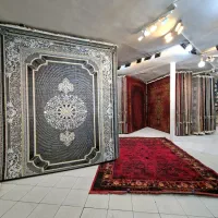 فرش۱۲متری دودی و لاکی و فیلی حاجی حسینی طلاب