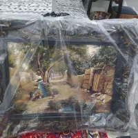 دو عدد تابلو فرش|تابلو فرش|اراک, |دیوار