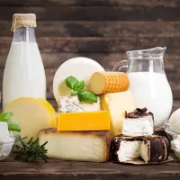 فروشنده لبنیات سنتی.