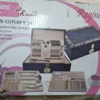 سرویس قاشق چنگال 134 پارچه دسینی به همراه کیف