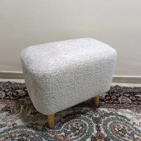 پاف مینیمال و لوبیایی پارچه تدی خارجی