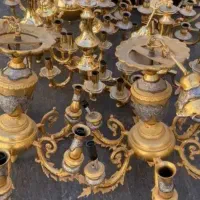 خریدار و فروشنده لوستر و آینه شمعدون قدیمی