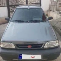 پراید خاکستری مدل 90 دوگانه سوز