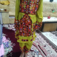 دودست لباس بلوچی بچه گانه ۷تا ۸ ساله