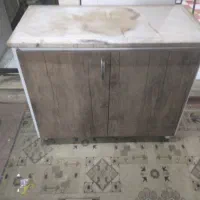 کابینت فلزی با سنگ روش سالم