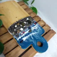 انواع کارهای رزین اپوکسی ساعت ،ظروف سرو،تابلو|ظروف سرو و پذیرایی|لولمان, |دیوار