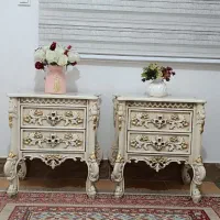 سرویس خواب ماهان تمام چوب راش سایز 180*200|تخت و سرویس خواب|میانه, |دیوار